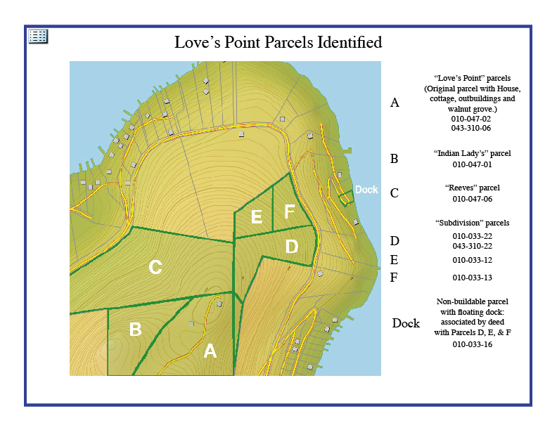 Love's Point Parcels Identification